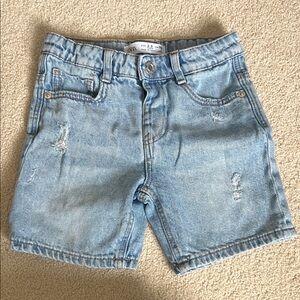 Zara Boys Blue Denim Shorts